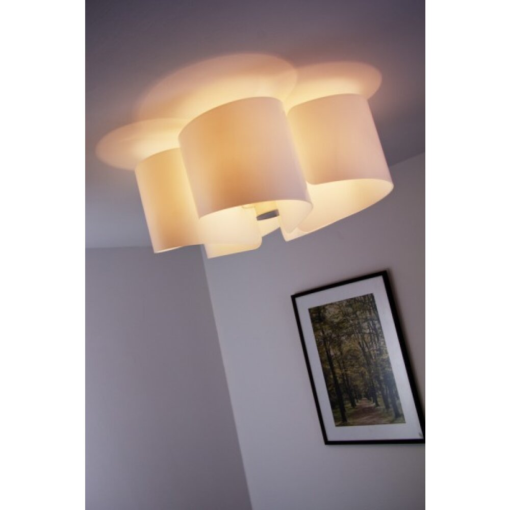 Selene PAPIRO ceiling light white, 5-light sources