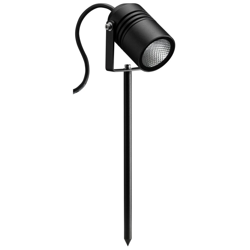 Ground spike Spotlight LCD TYP 5018 LED black, 1-light source
