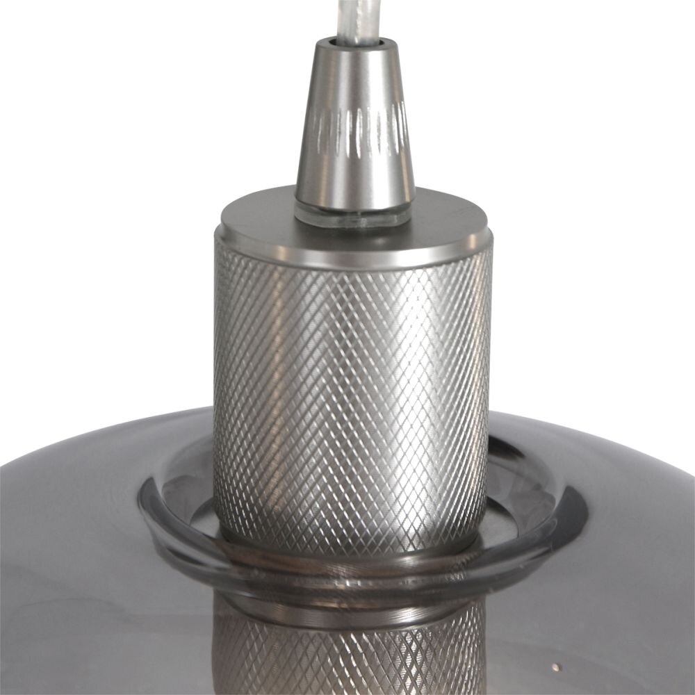Pendant Light Steinhauer Lotus stainless steel, 3-light sources