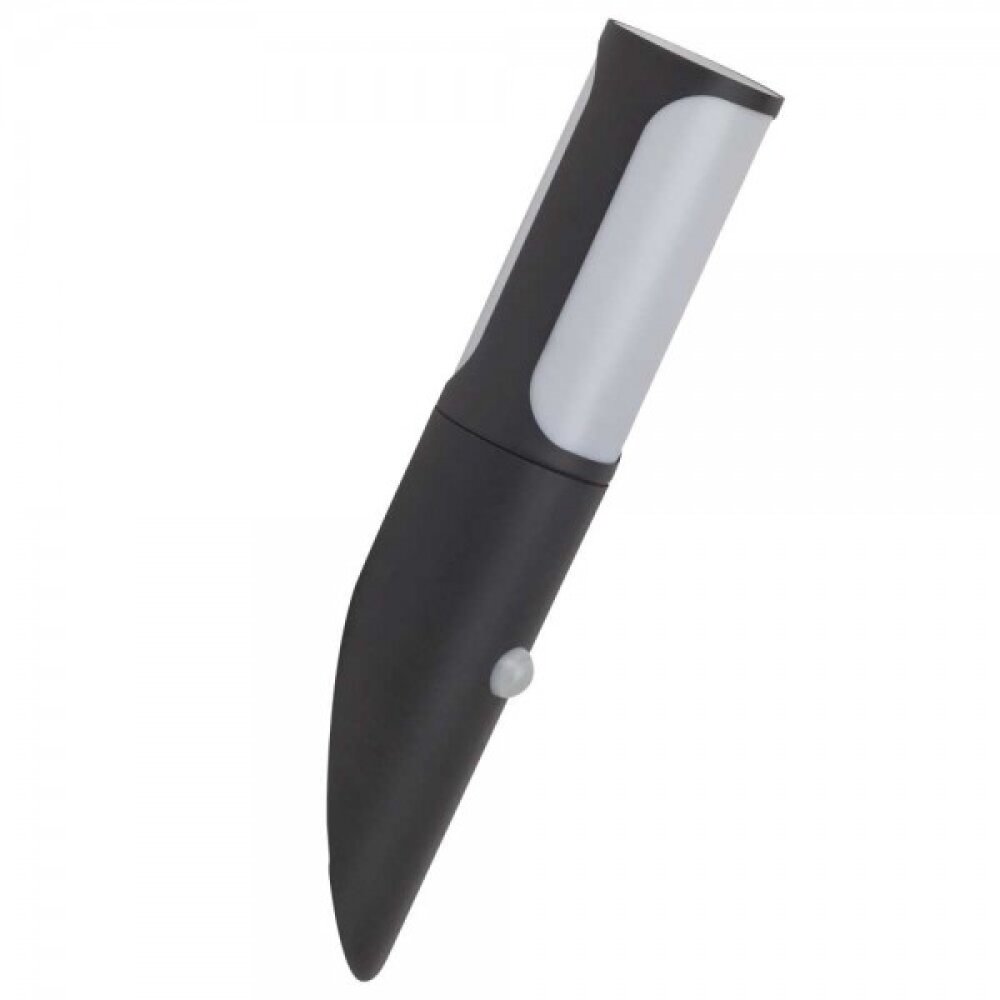 Brilliant Gap outdoor wall spotlight anthracite, 1-light source, Motion sensor