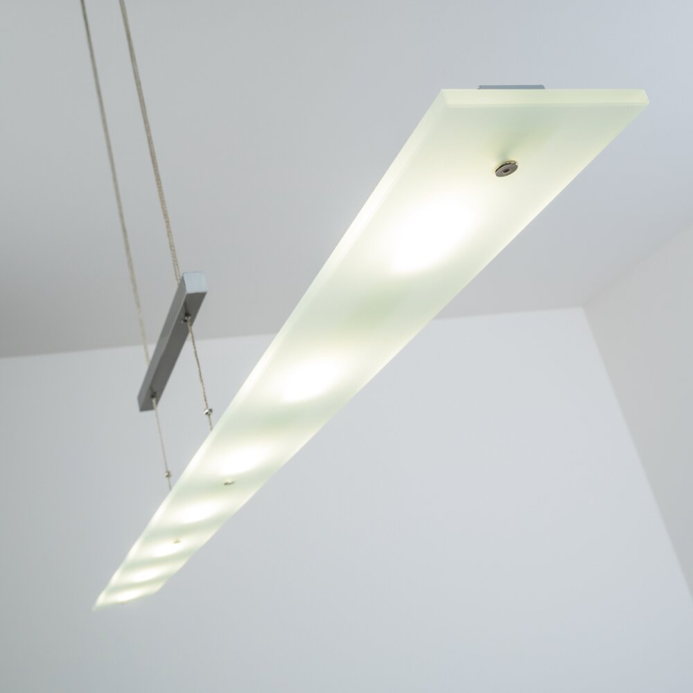 Ramsele Pendant Light LED chrome, matt nickel, 7-light sources