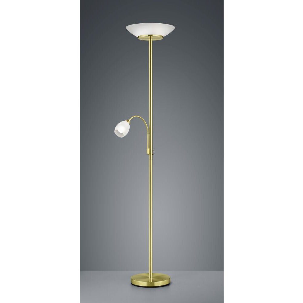 Reality GERRY Floor Lamp brass, 3-light sources