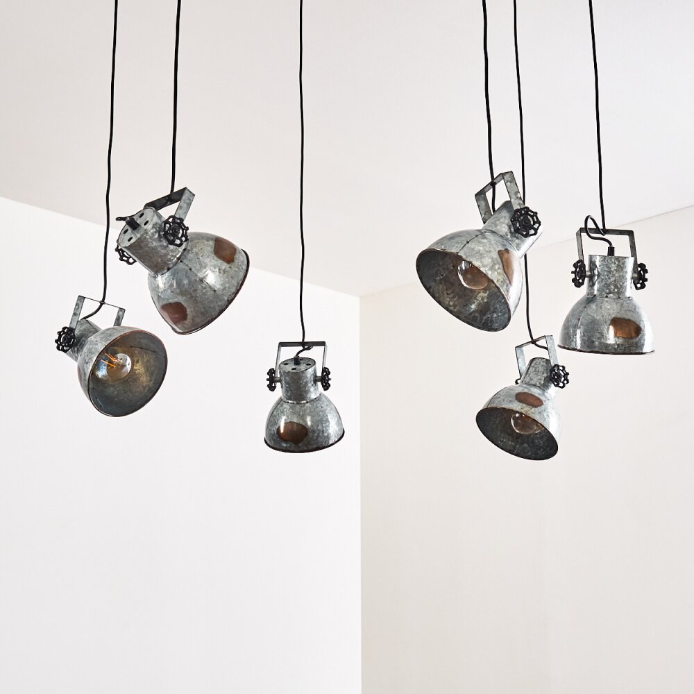 Hora Pendant Light silver, 6-light sources